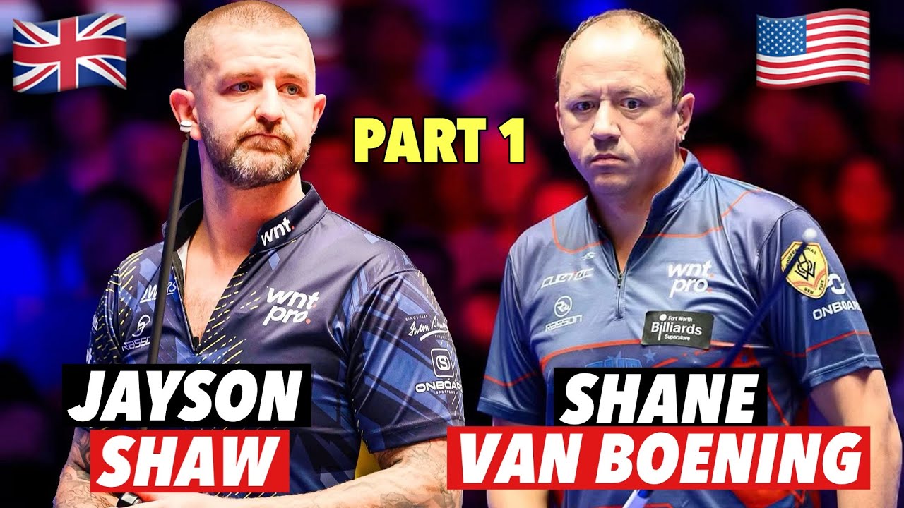PART 1 OF A COLOSSAL MATCH  BETWEEN TWO CONTINENTAL ICONS SHAW FROM EUROPE VS VAN BOENING FROM USA