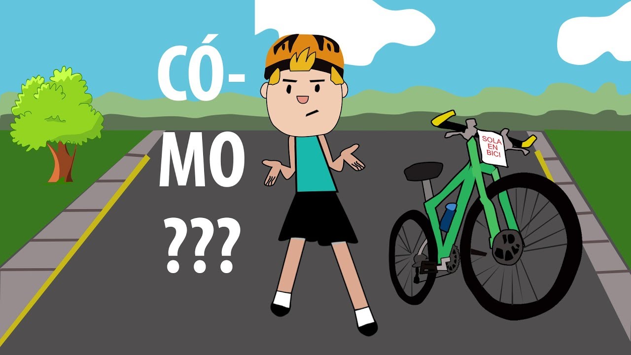 CÓMO MONTAR EN BICICLETA DESDE CERO EN 8 MINUTOS (VIDEO ANIMADO) 🚲 Salud Ciclista