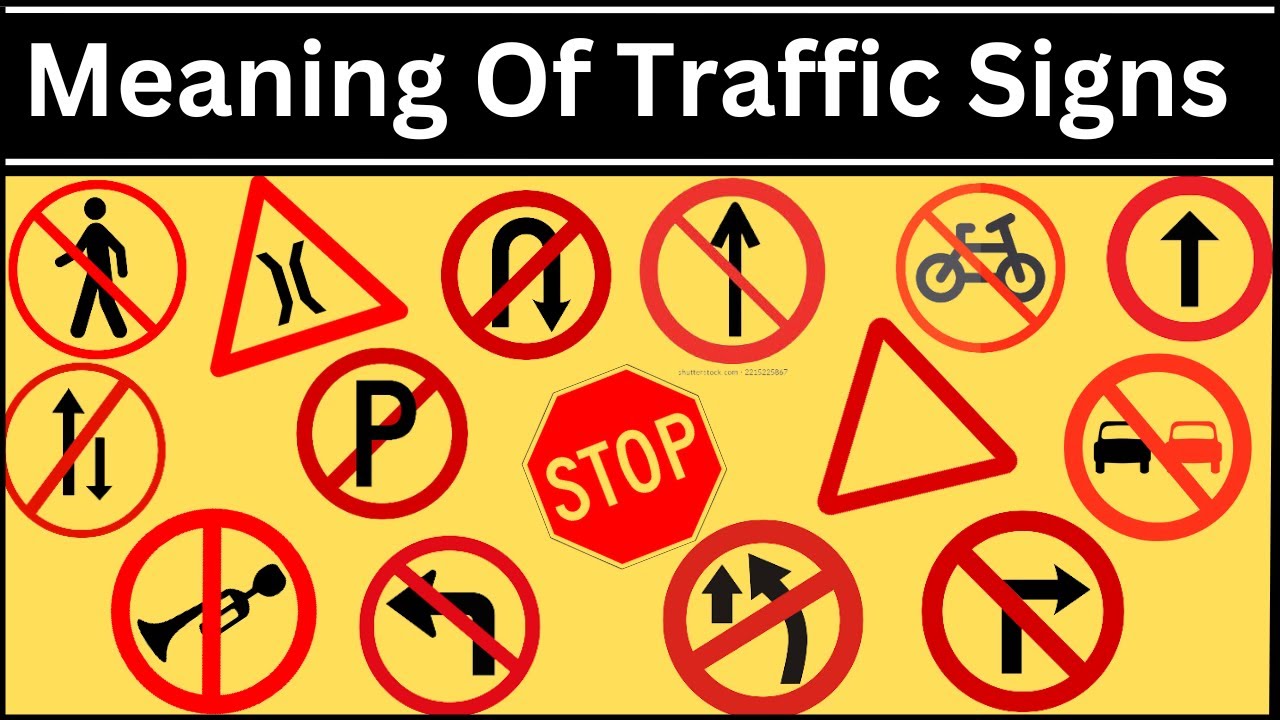 Can You Identify These Traffic Signs? | Indian traffic signals and symbols with their meaning