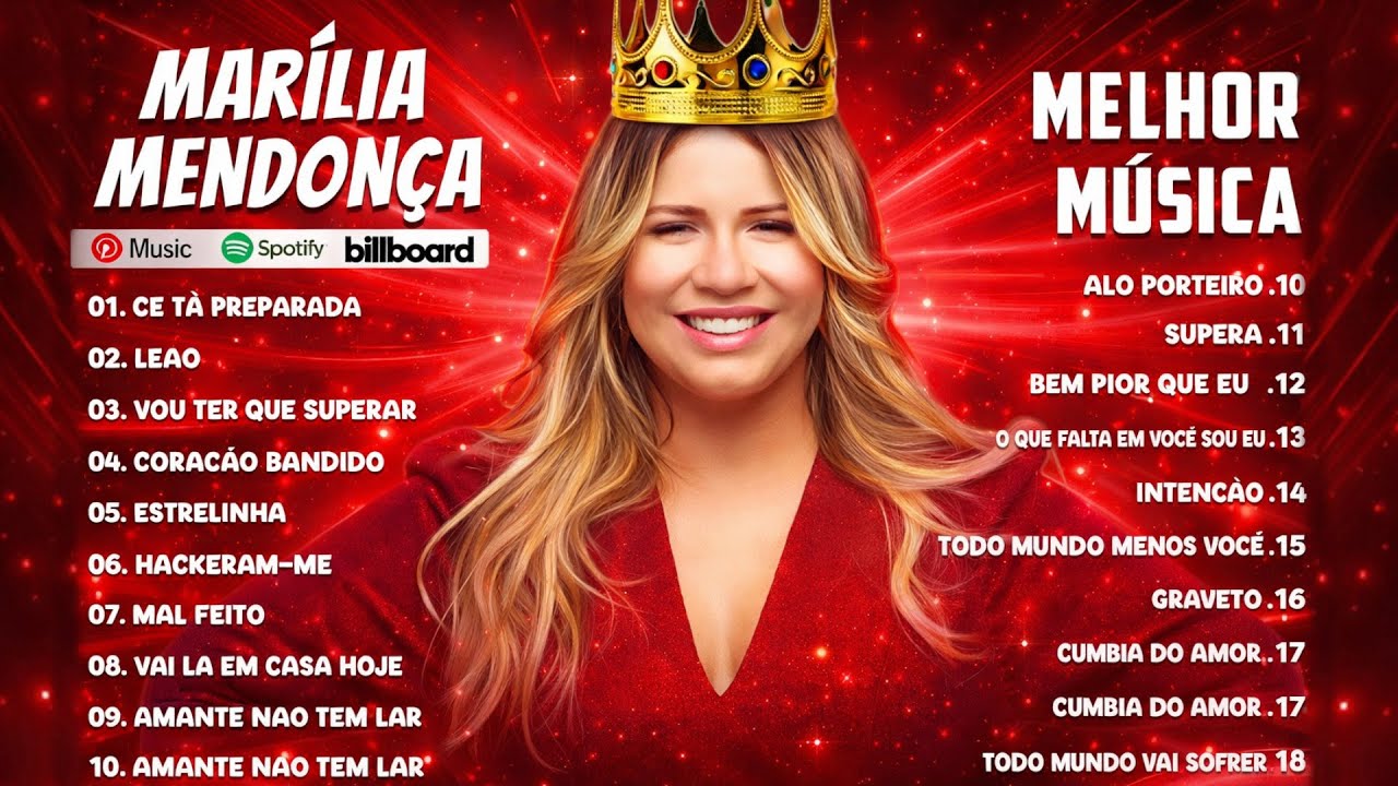 Marília Mendonça 2026 - Cd Premium Os Sucessos da Rainha  SÓ AS MELHORES   Músicas Mais Tocadas 2026