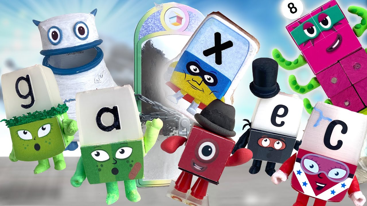 Подборка кроссоверов Numberblocks + Alphablocks