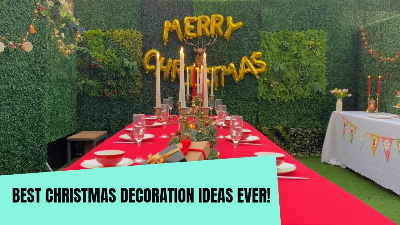 See how Artigwall boxwood hedge decorate your Christmas!