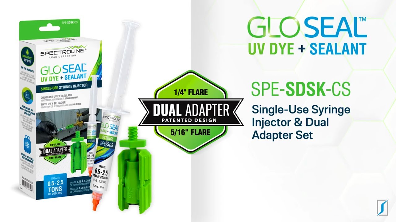 Spectroline® GLO SEAL SPE-SDSK-CS Syringe/Adapter