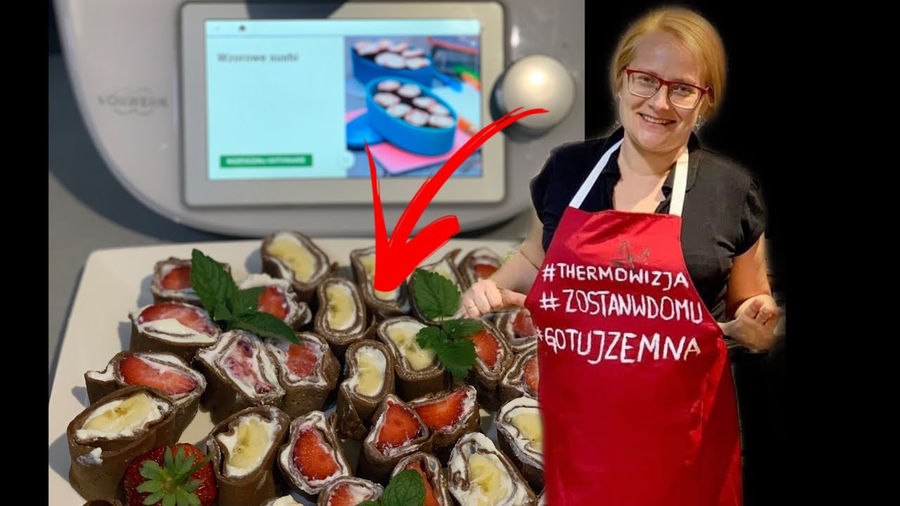 Sushi wzorowe-Ale słodziuchne! Thermomix Tm6. #paulitawita #thermomix #sushi