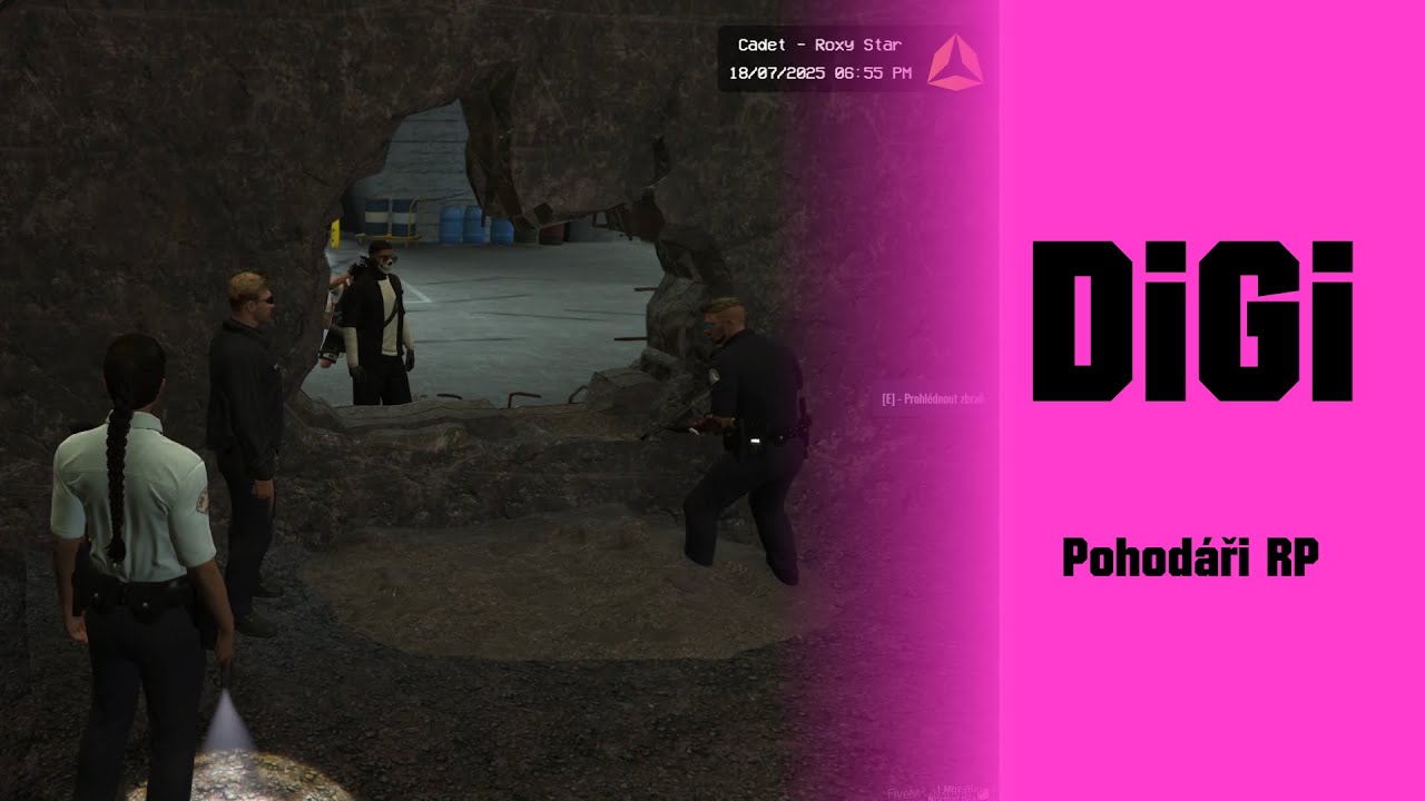 Vykrádání podzemního bunkru - Pohodáři RP - FiveM