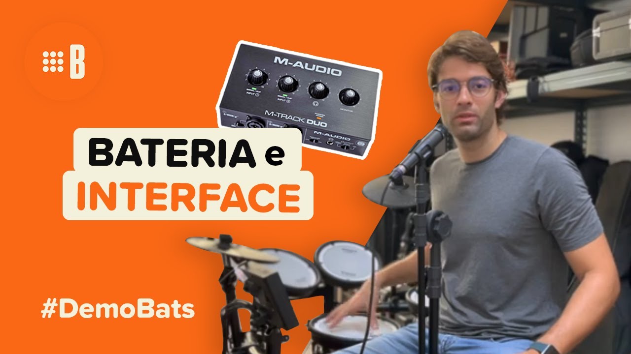 Teste Bateria Eletr&ocirc;nica Roland TD-07DMK + M-Track M-Audio Duo