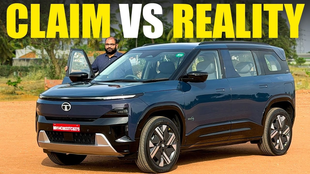 Tata Sierra EV Range Test - Empowered AWD Variant | @MotorBeam 