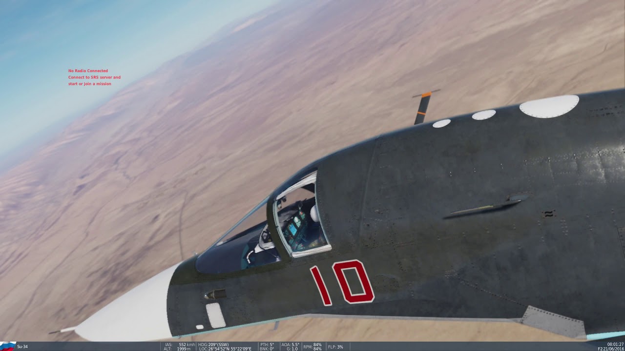 SU34 cockpit