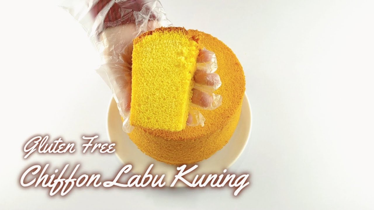 Gluten Free Cake - Chiffon Labu Kuning