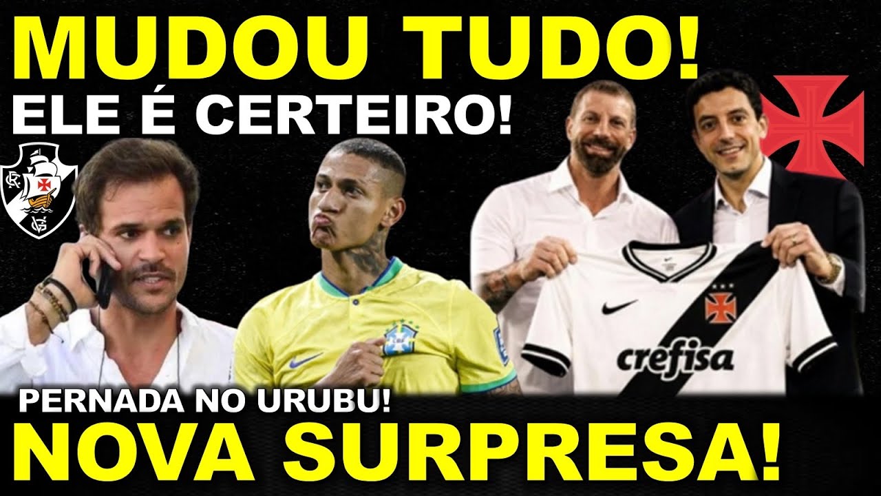 🚨MUDOU TUDO! ELE É CERTEIRO II NOVA SURPRESA II PERNADA NO URUBU II ATITUDES DE PEDRINHO NO VASCÃO!