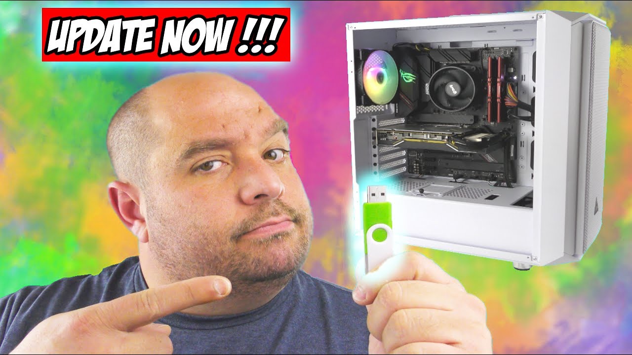 Перепрошивка BIOS и установка Windows 10 — материнская плата Asus ROG Strix B550-F Gaming WiFi
