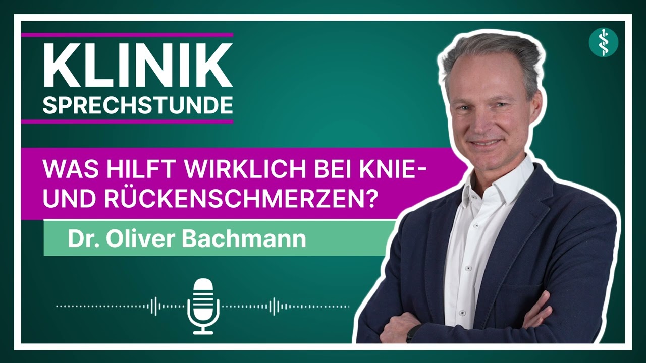 Was hilft wirklich bei Knie- und R&uuml;ckenschmerzen? | Asklepios