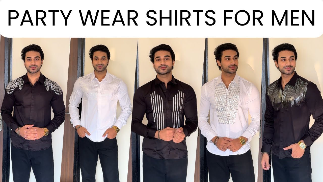 Shadi & Party Ke Liye Best Shirts ⚡ Men's Designer Party Wear Shirts Haul