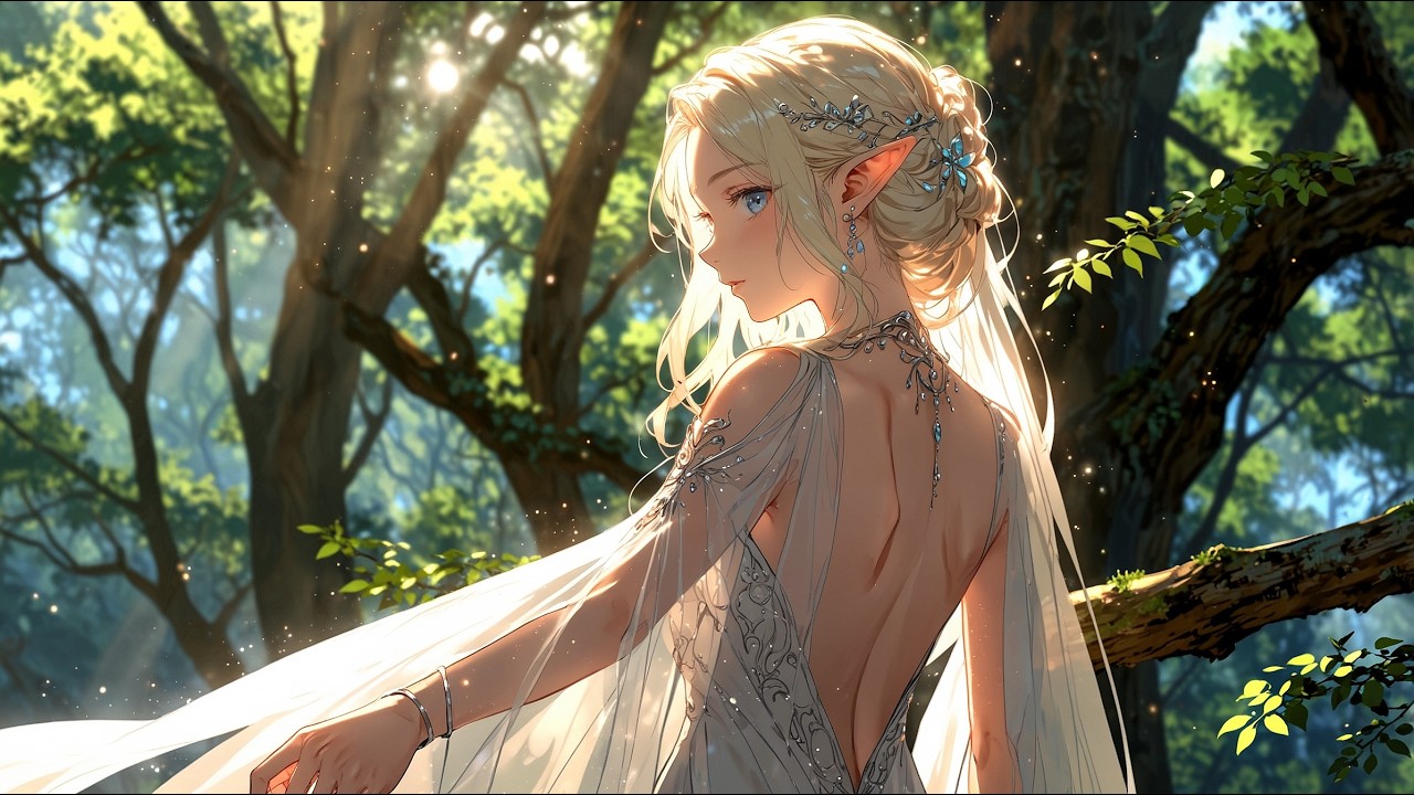 🌿 Awakened by Morning Light | Serene Fantasy Forest | BGM ☀️