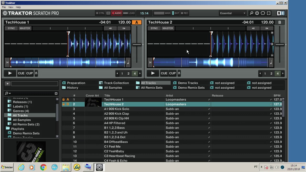 Traktor 2 configuração