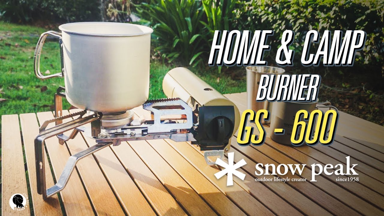 The Wolf Review : เตาแคมป์ปิ้ง snow peak HOME & CAMP Burner GS-600 | Camper & The Wolf