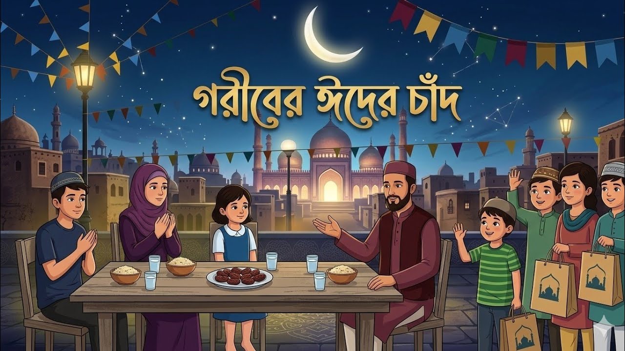 গরিবের ঈদের চাঁদ ⭕ইসলামিক ভিডিও  |  Islamic Cartoon | ইসলামিক কার্টুন | Islamic Moral Stories 