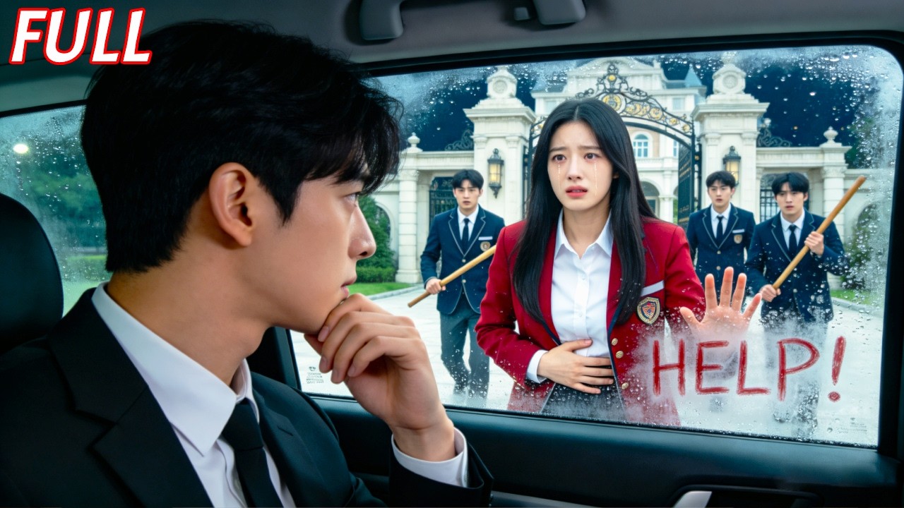 Acosada y sin salida, pidió ayuda al CEO en su auto🚗Desde entonces tuvo un caballero que la protege💖