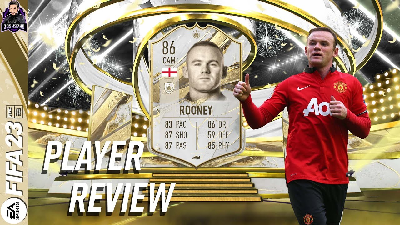 LENGHTY ROONEY! 86 BASE ICON WAYNE ROONEY PLAYER REVIEW! FIFA 23 ULTIAMTE TEAM