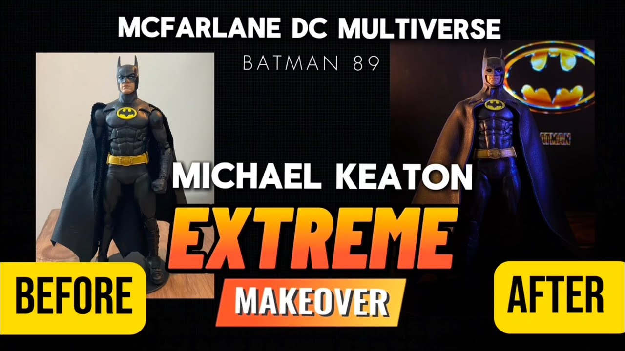 EXTREME MAKEOVER - MICHAEL KEATON BATMAN - McFarlane DC Multiverse