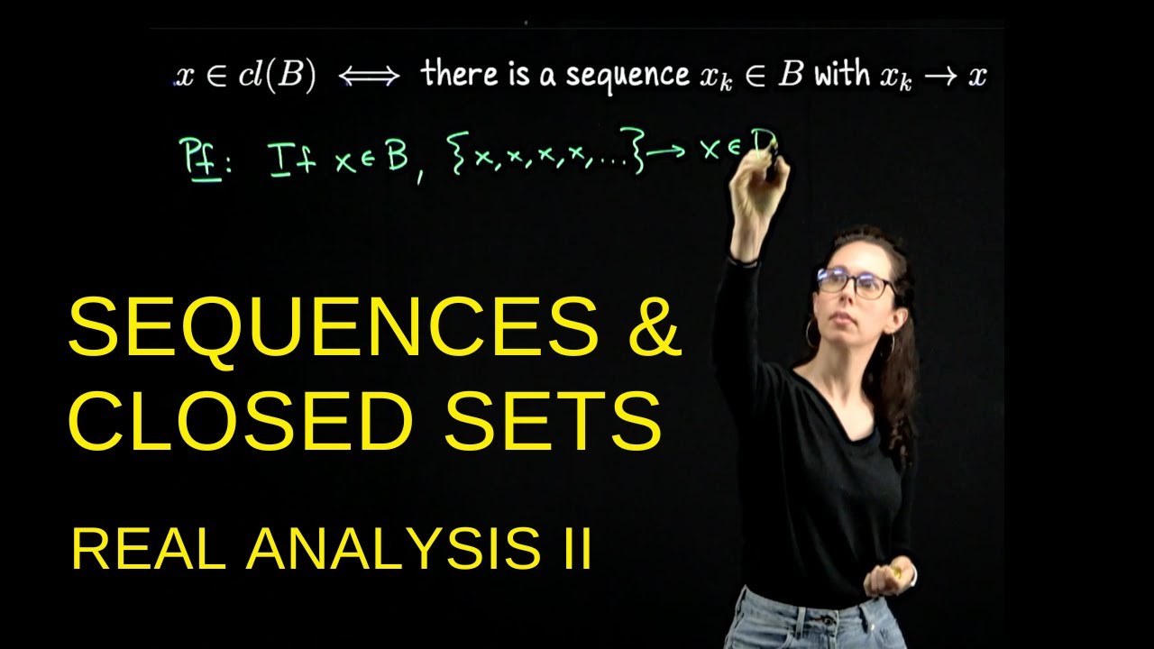 Sequences and closed sets, Real Analysis II