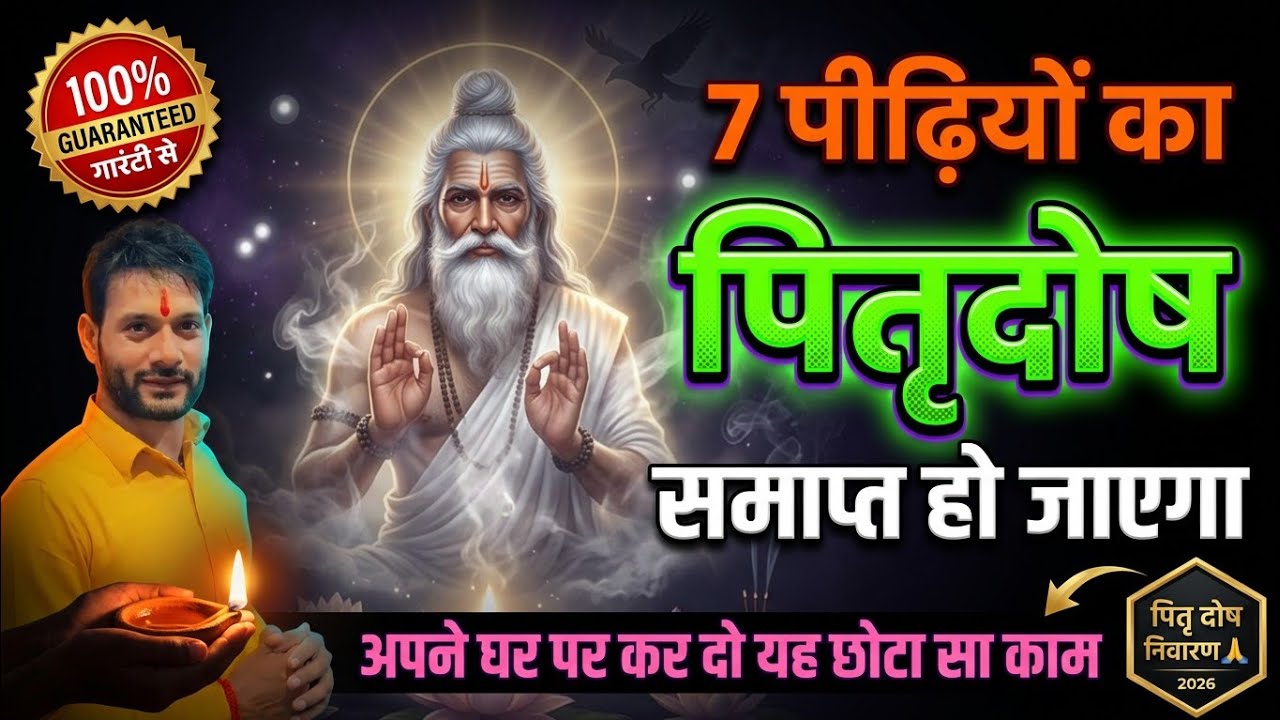पितृदोष के लक्षण और उपाय  | pitra dosh ke lakshan aur upay  | Ashok Kumar Saharwa Dham