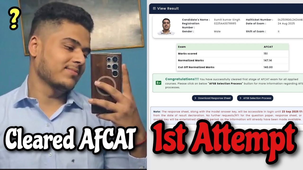 How I Cleared AFCAT in 1st Attempt ✅️ #airforce #afcat#defence#govtexam