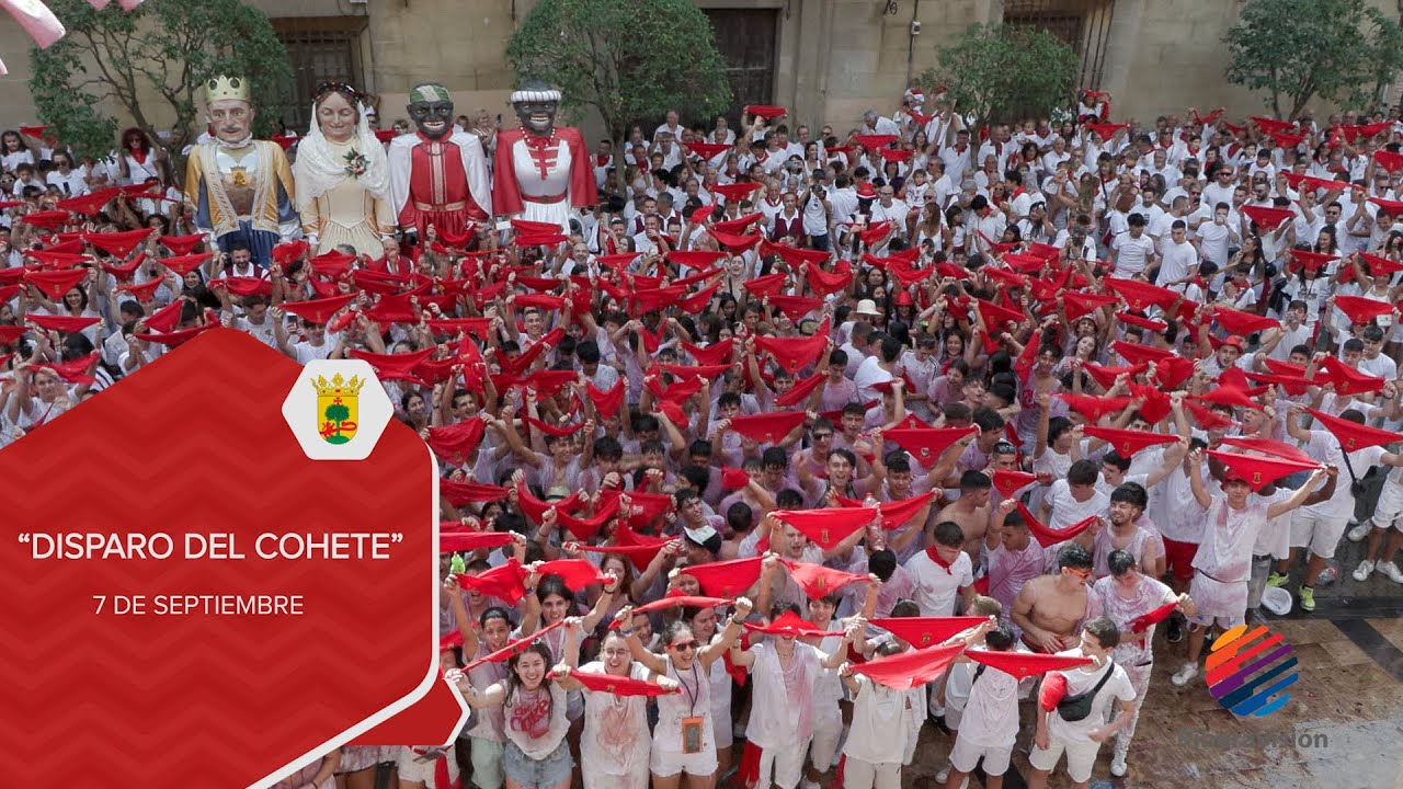 Fiestas Virgen de la Paz - 7 de septiembre - Cohete (Cintruénigo 2022)