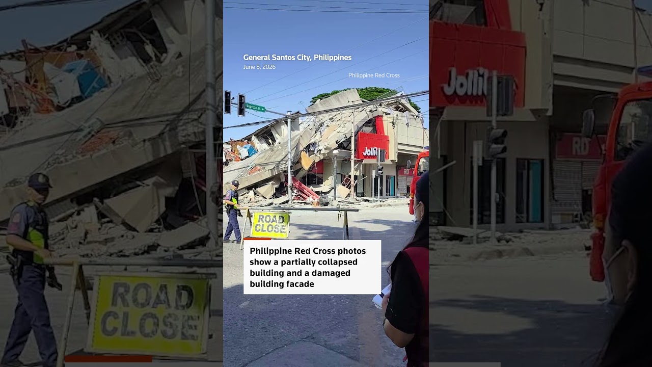 Earthquake of magnitude 7.8 strikes off southern Philippines