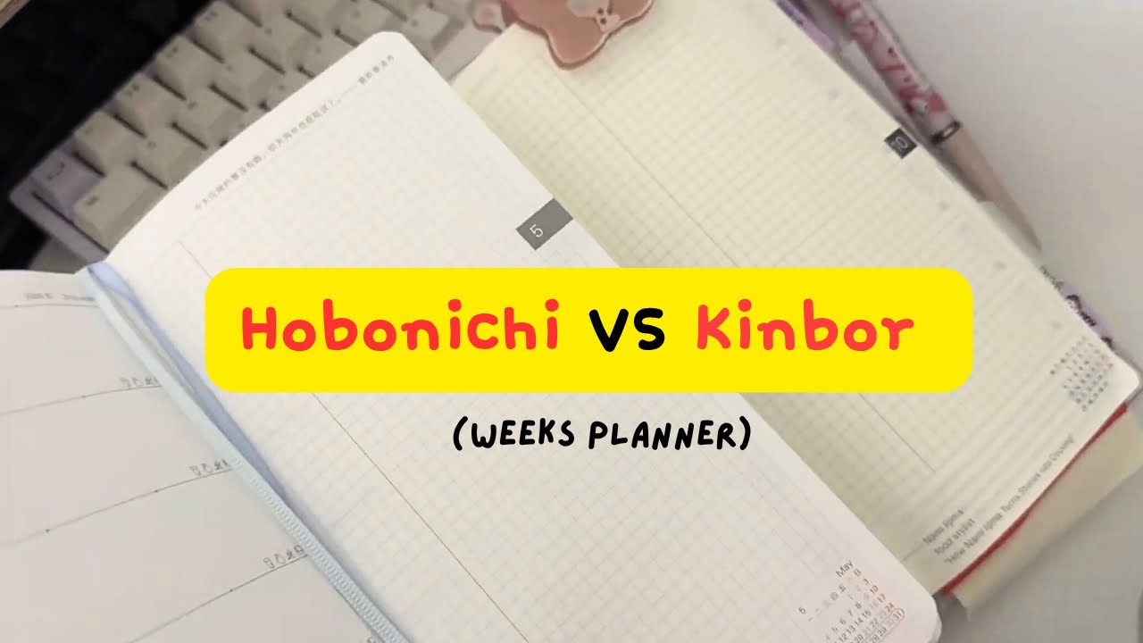 Kinbor Weeks vs Hobonichi Weeks | Honest Comparison & First Impressions (2026 Planner Review)