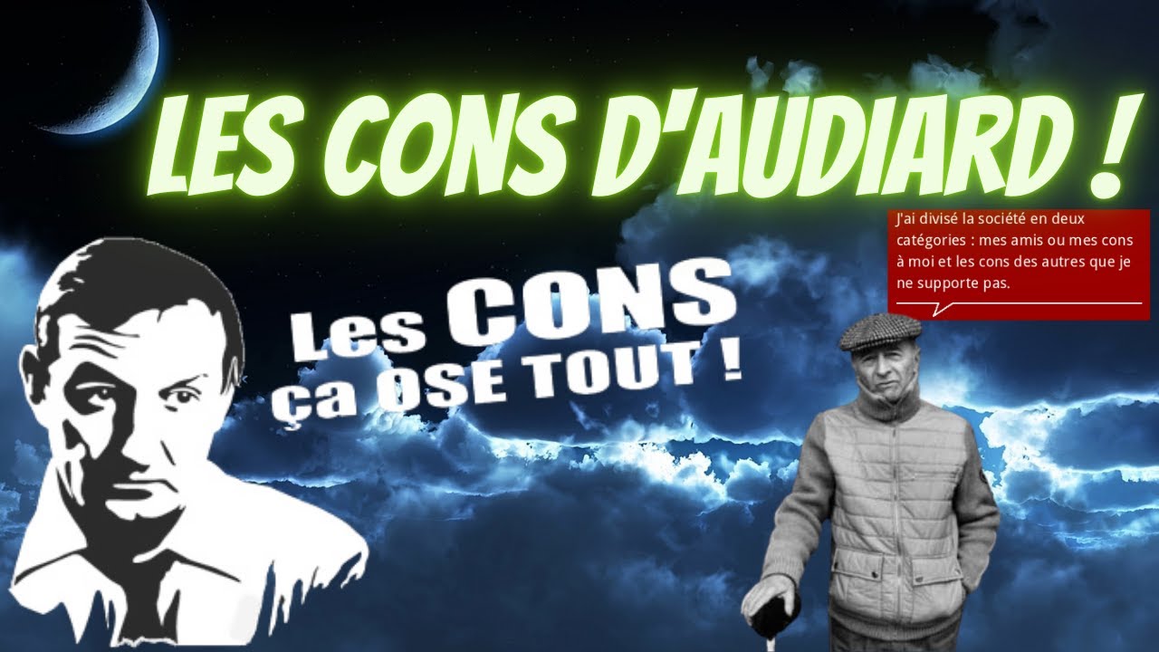 LES CONS D'AUDIARD - Audiard replique culte - Sc&egrave;nes Culte - R&eacute;pliques Culte - Audiard et les cons