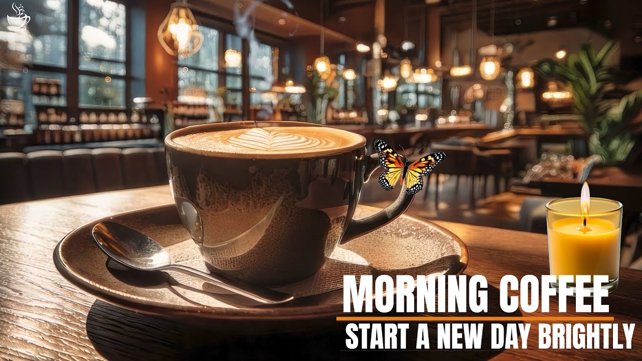 Morning coffee start a new day brightly.🎶💖