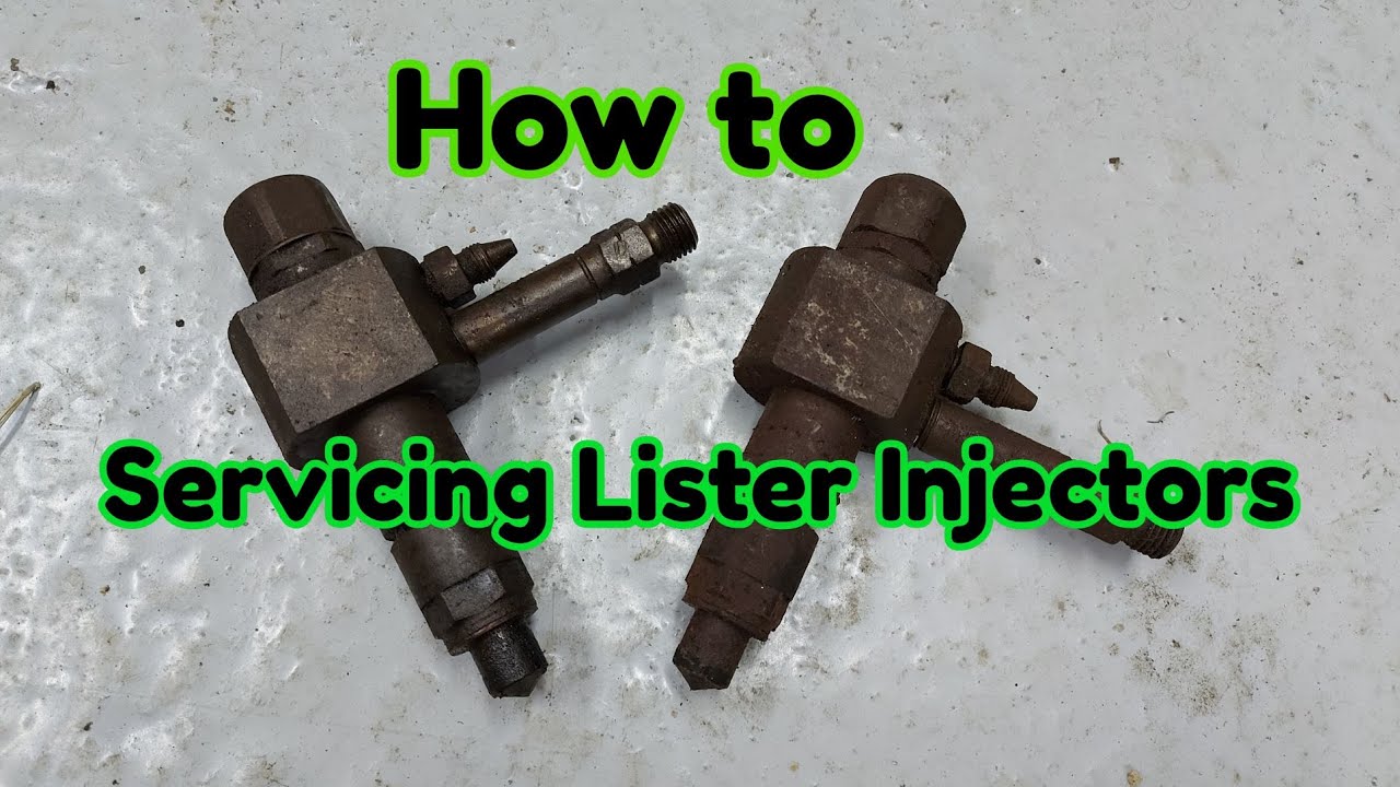 How to restore Stationary DIESEL engine INJECTOR - Lister JP/CS