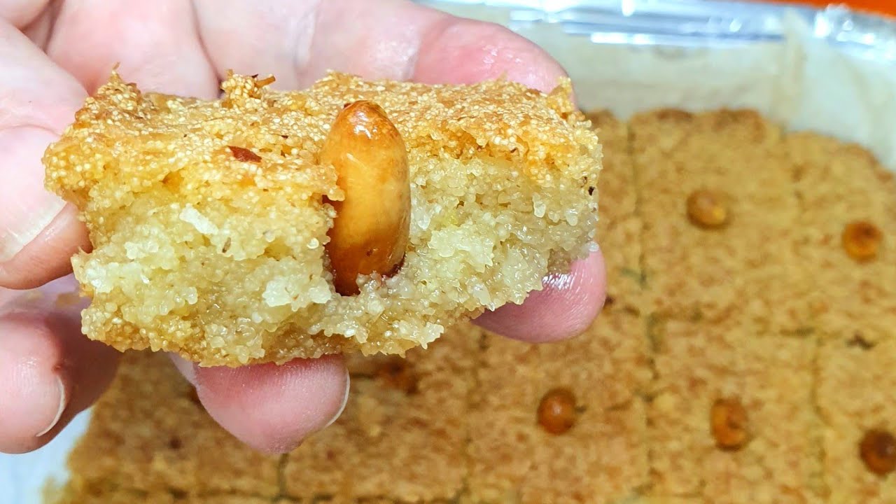 בקלי קלות- עוגת סולת בסבוסה טבעוני