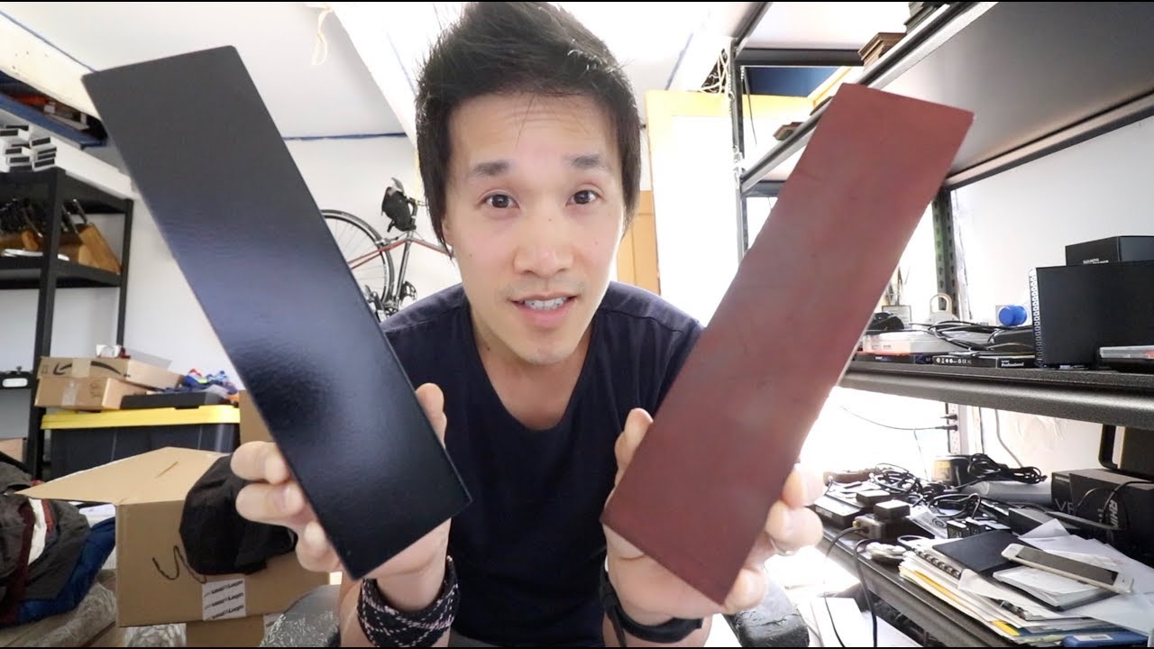 Charging a leather strop