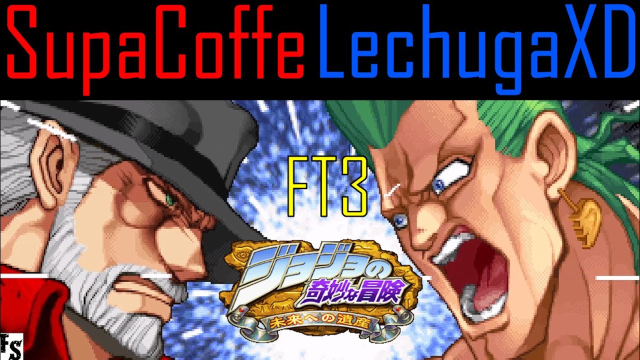 JJBA: Heritage for the Future - SupaCoffe [Old Joseph] vs LechugaXD [Polnareff] (Fightcade FT3)