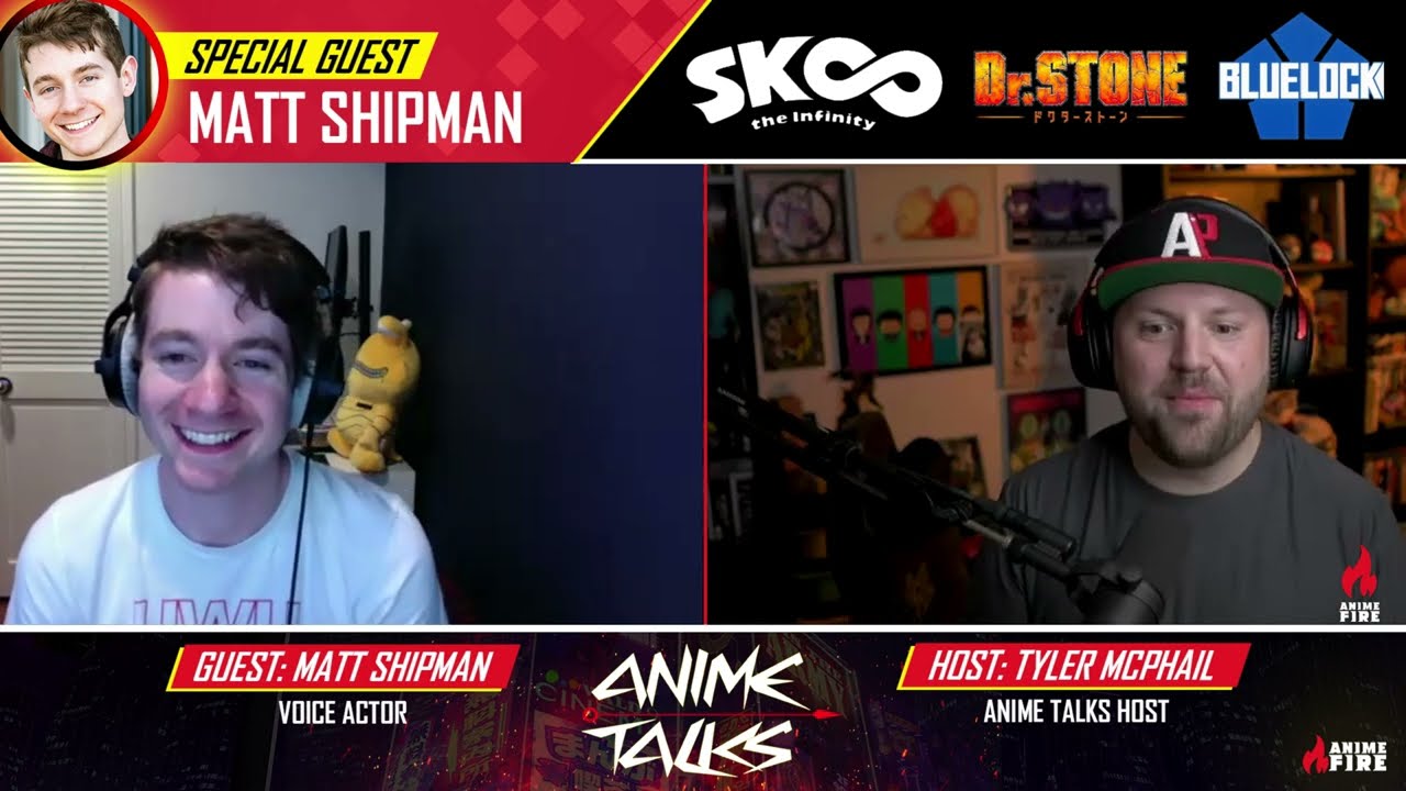 Anime Talks with Actor Matt Shipman (SK8 The Infinity, Dr. Stone)