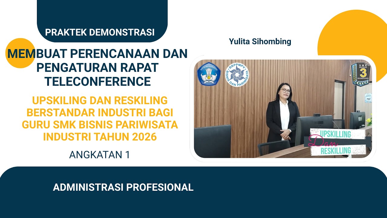 Membuat Perencanaan & Pengaturan Rapat Teleconference_Upskiling dan Reskilling Tahun 2026 Angkatan 1