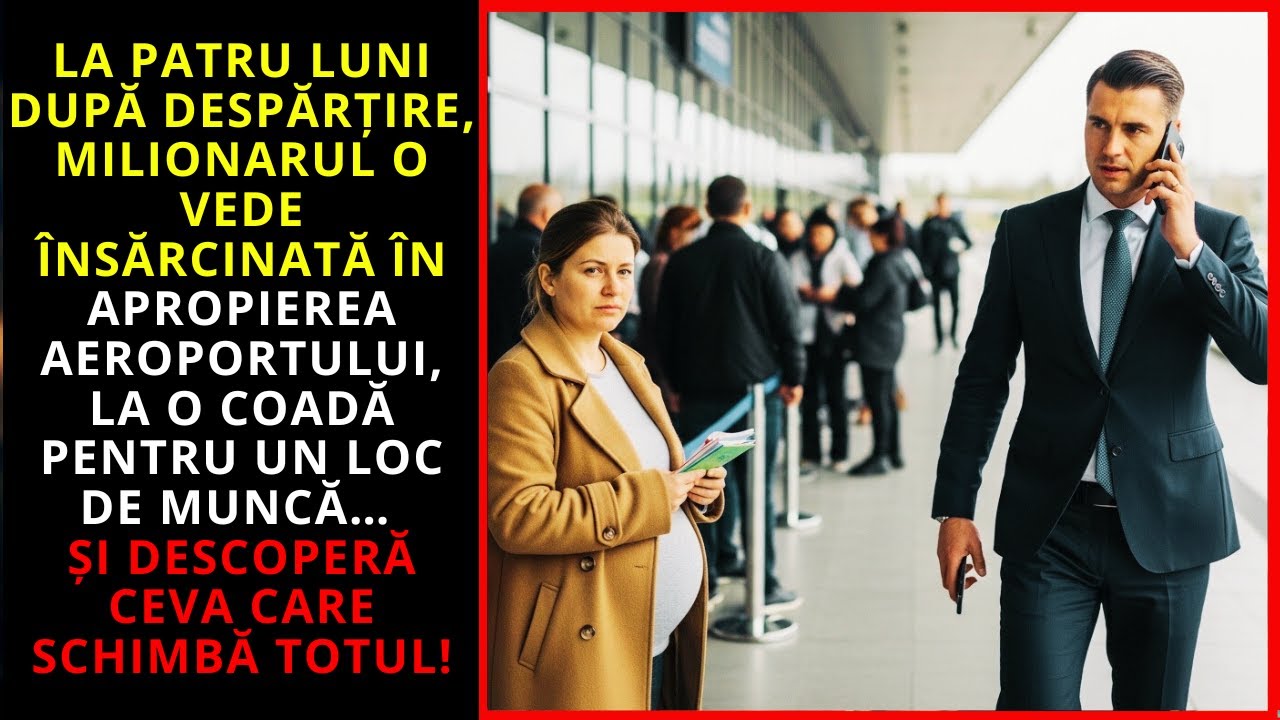 LA PATRU LUNI DUPĂ DESPĂRȚIRE, MILIONARUL O VEDE ÎNSĂRCINATĂ LA COADA DE MUNCĂ!