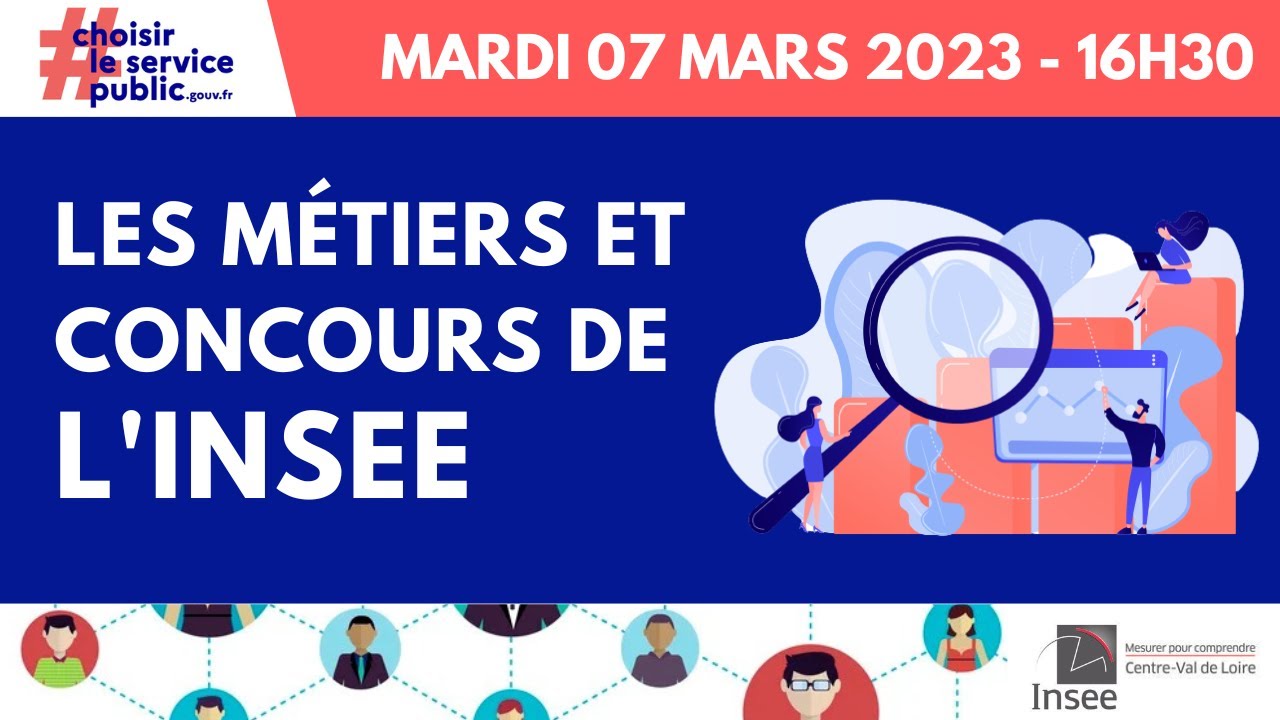 Les métiers et concours de l'INSEE