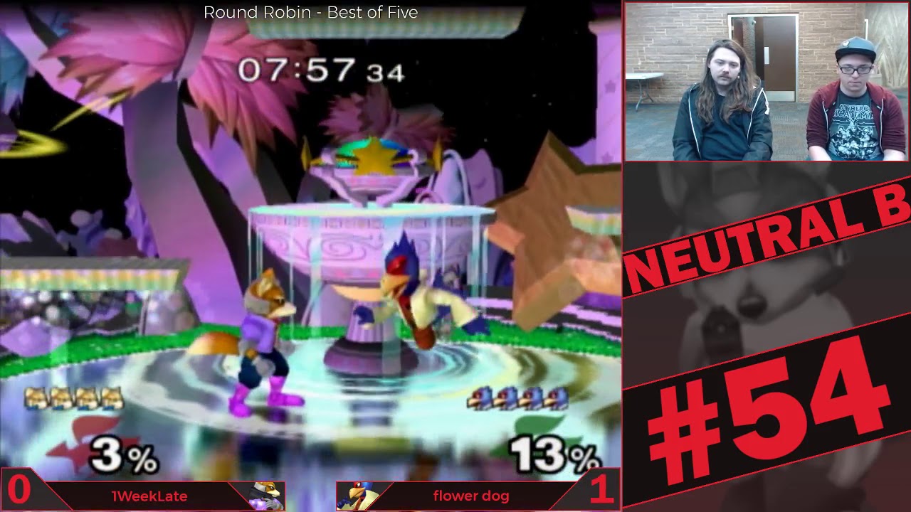 Neutral B #54 Melee - 1WeekLate (Fox) vs. Flower Dog (Falco) - RR