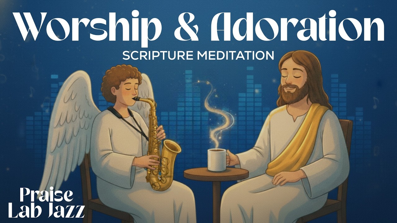 Coffee with Jesus ☕ | Worship & Adoration – Christian Jazz with Bible Verses