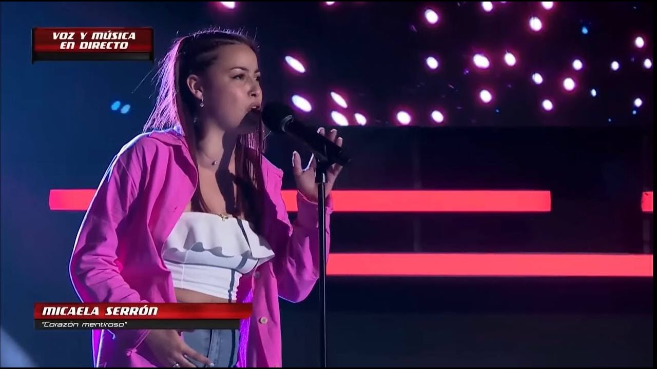 Micaela Serr&oacute;n sings 'Coraz&oacute;n mentiroso' (La Voz Uruguay)