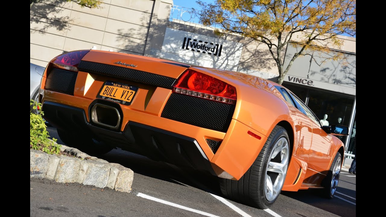 Gold/Orange Lamborghini Murciélago at Concours d'Elegance