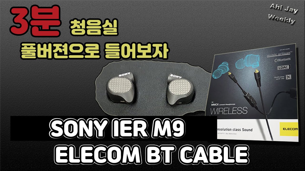 (3분청음실) #19  소니 M9/ SONY IER M9 (3min music dictation)