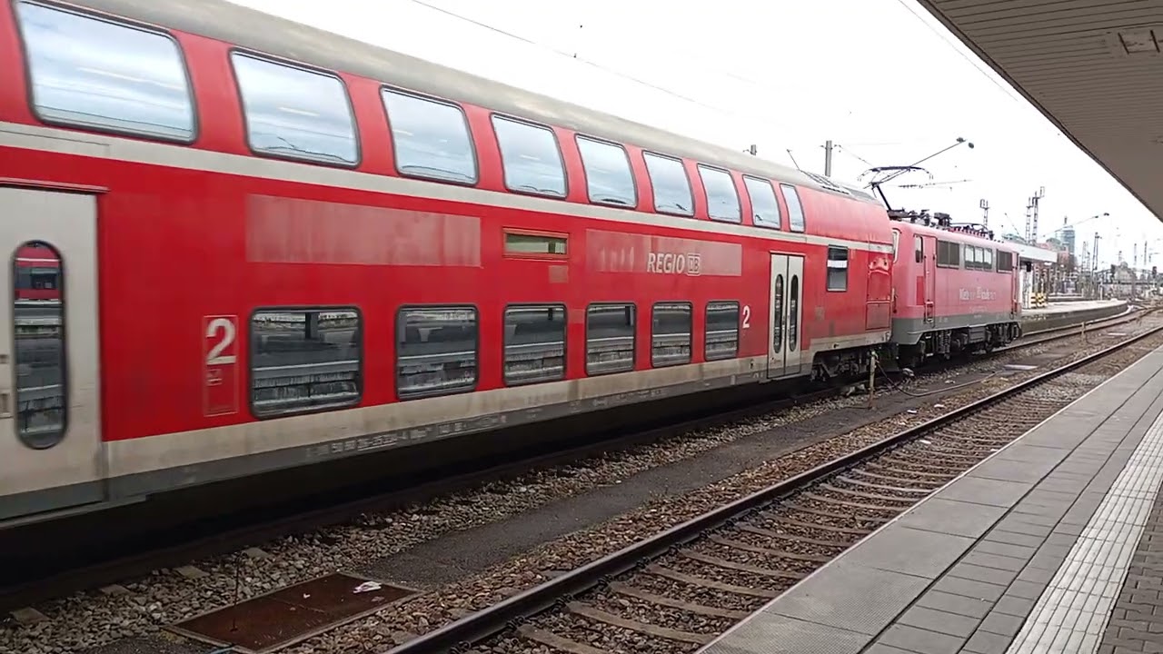 111 191-3 RE 16 nach Nürnberg Hbf Ausfahrt München Hbf 