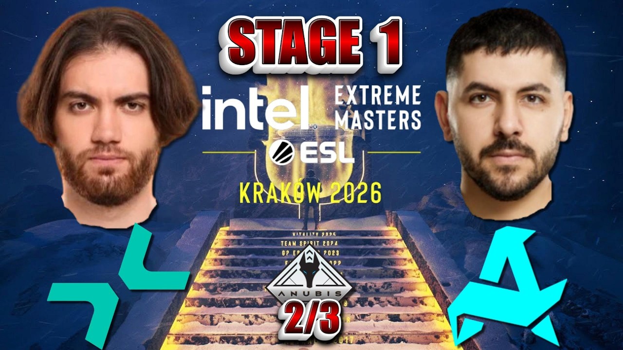 PARIVISION - Aurora | IEM Krak&oacute;w 2026 | 2/3 Anubis | Stage 1 | Polski Komentarz