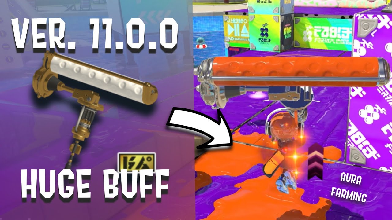 Фарм ауры потока с помощью динамо-роликов (Splatoon 3, версия 11.0.0)
