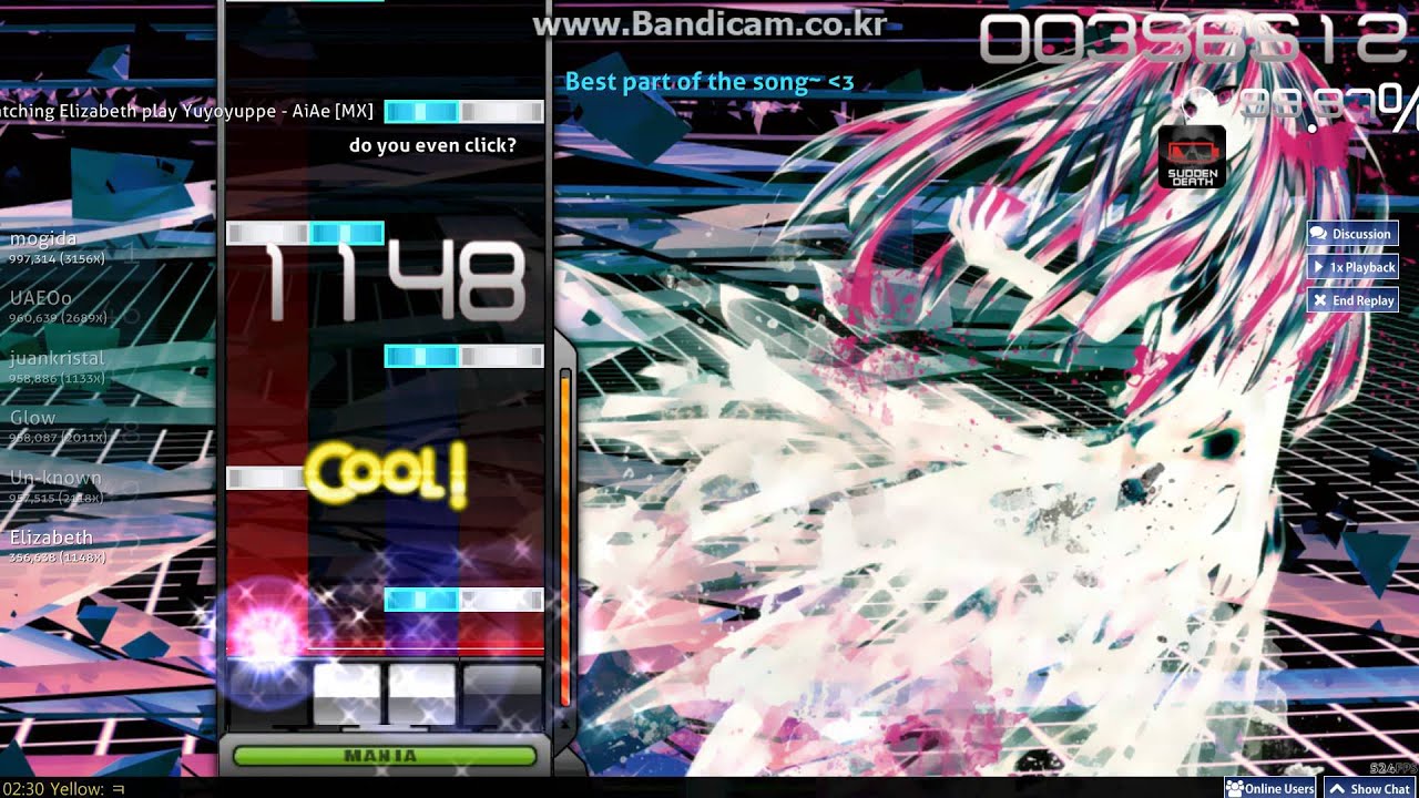 AiAe[MX](Osu mania,4k)[99.90%,S]