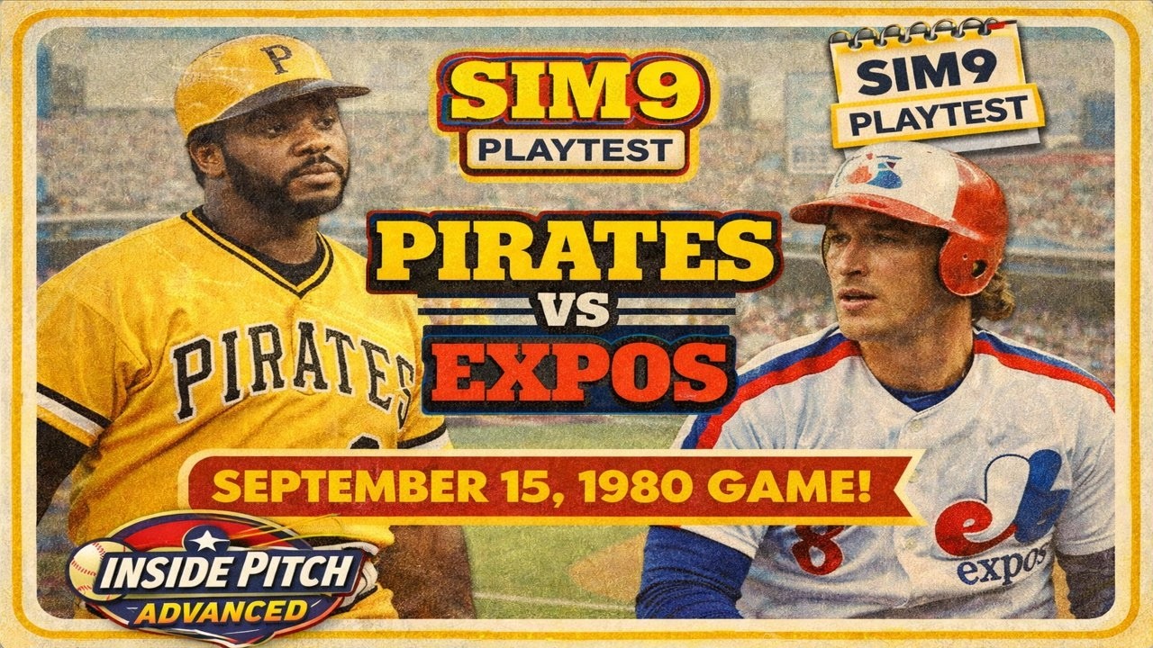 SIM9 for Inside Pitch Advanced - More Playtesting highlighting the Helper aspect